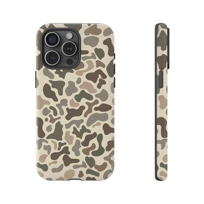 Military Camo Phone Case Heavy Duty Shockproof Dual Layer Rugged Cover Reinforced Edges Drop Protection Bumper for iPhone 17 16 15 14 13 12 11 Pro Plus Air XS Max 7 8 Galaxy S25