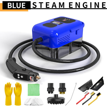 Handheld Steam Cleaner 2500W High Pressure for Home Kitchen Grease Sofa Air Conditioner Washing Machine Floor Tile Bathroom