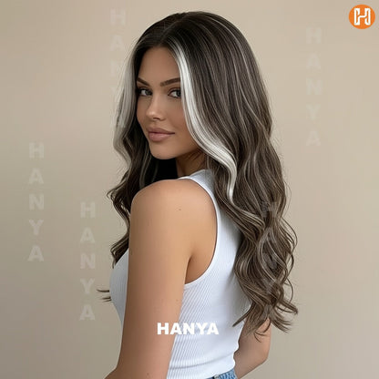 Synthetic Wig Long Heat-Resistant Style, Six Color Choices with 24-Inch Retained Length for Parties