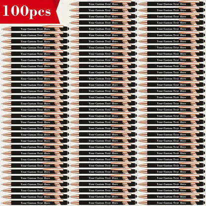 Custom Engraved Ballpoint Pen Set 100pcs, Personalized Metal Luxury Pens Bulk, Engraved Writing Instruments for Wedding, Corporate Gifts, Graduation, Birthday, Christmas, Anniversary & Party Favors – Red, Black, Purple, Gold, Blue