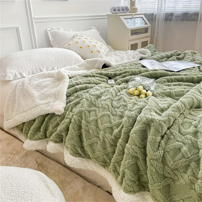 Taffeta Blanket Double-Sided – Silky Soft All-Season Sleep Blanket for Bed & Air Conditioning, Machine Washable, 5 Colors, 3 Sizes