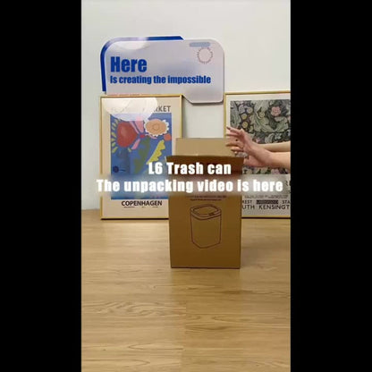 Touchless Trash Can Automatic Sensor Lid Hands-Free – Infrared Motion Detection, Battery Powered Cordless, Smart Waste Bin for Kitchen Bathroom Office Bedroom Hotel, Modern White Design 2.91 Gal & 4.49 Gal