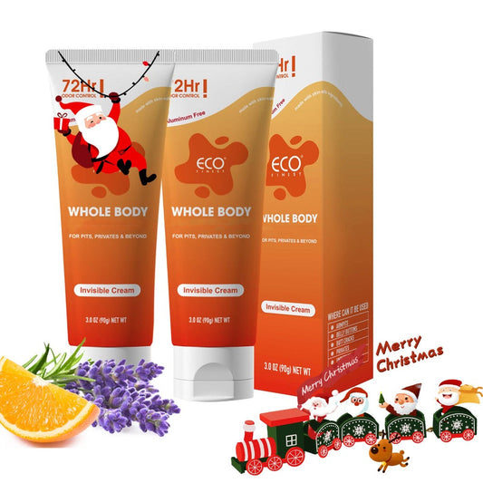 Natural Deodorant Cream 72-Hour Odor Protection – Aluminum-Free Body Deodorant with Lavender & Orange Scent | Long-Lasting Skin-Safe Formula for Women & Men | Sensitive Skin Friendly Cream Tube Deodorant