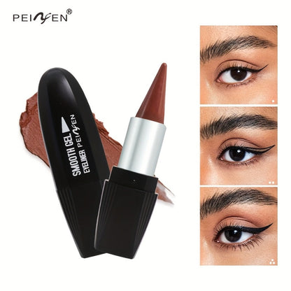 Six-Color Twist-Up Cream Liner Set for Makeup in Brown, Black and Red-Brown Shades with 3g Sticks