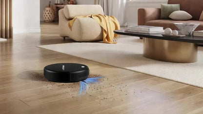 Robot Vacuum Cleaner 3-in-1 – 2000Pa Powerful Suction, 150-Min Runtime, Auto Floor Cleaning for Pet Hair, Dust & Debris, Multi-Functional Robotic Vacuum for Hardwood, Tile & Low-Pile Carpet