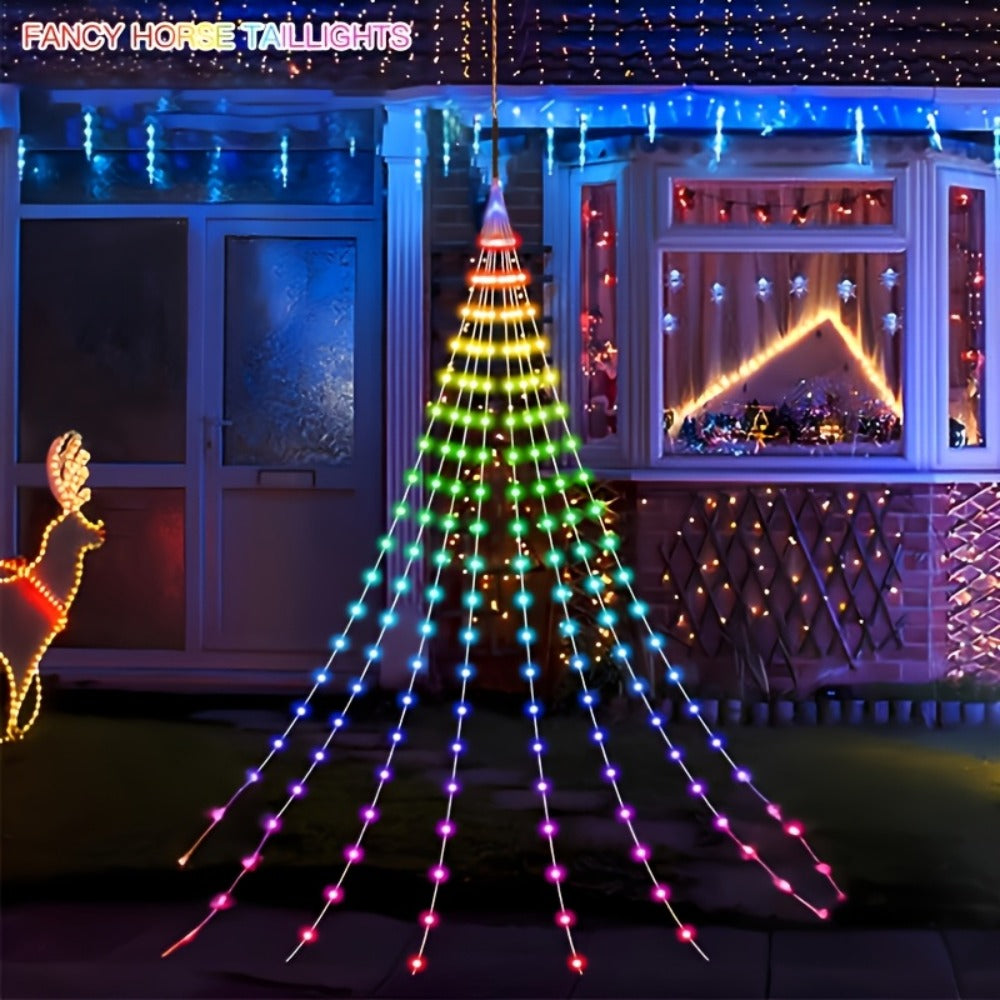 Waterfall Fairy Lights USB Powered 8 Modes for an Everyday Personal Care Routine, with the Listed Configuration