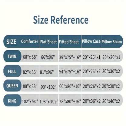 7 Piece Comforter Set Luxury Soft Fluffy Bedding All Season Bed in a Bag with Comforter Fitted Sheet Flat Sheet Pillowcases Hypoallergenic Breathable Easy Care Queen King Twin XL Full