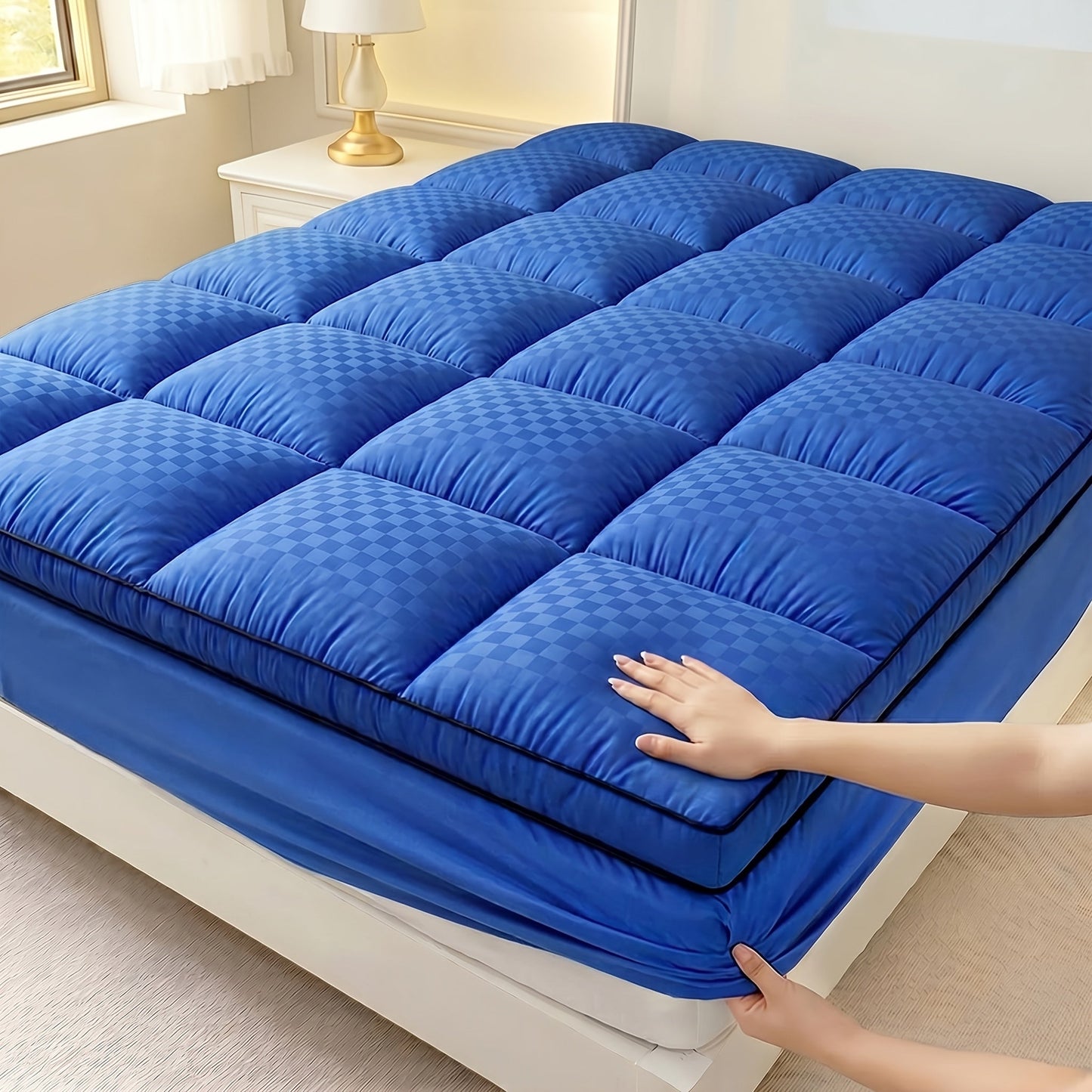 Mattress Protector Quilted Deep Pocket 8-21 Inch Stretch Fit Mattress Cover Pad for Twin Full Queen King California King – Soft Breathable Machine Washable Bed Cover