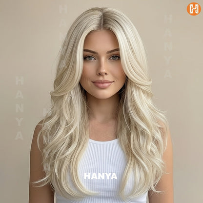 Synthetic Wig Long Heat-Resistant Style, Six Color Choices with 24-Inch Retained Length for Parties