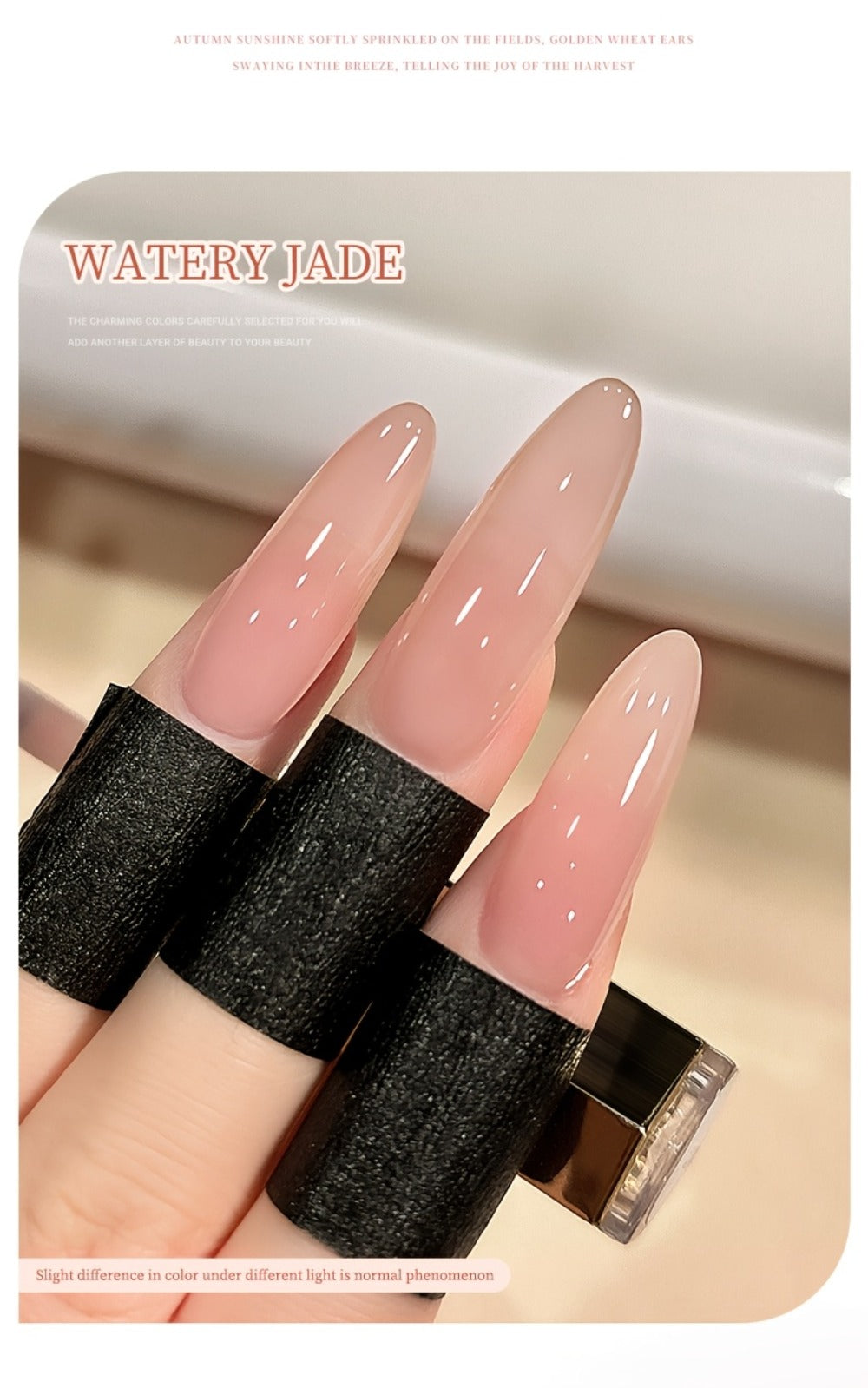 Gel Nail Polish 6-Piece 15ml Jelly Set with Glass Finish in Shades M14, M16, M17, M18, M19 and M20