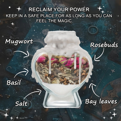 Dried Herbs for Witchcraft 50-Pack – Bulk Dried Flowers & Herb Kit for Wicca Beginners, Pagan Rituals, Magic Spells & Altar Supplies, Candle & Soap Making, Esoteric Witchcraft Gift Set