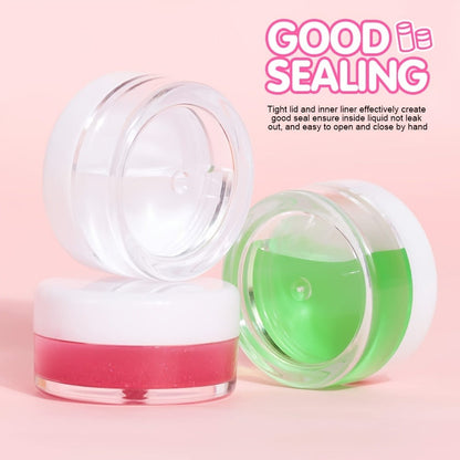 60-Pack 5 g Mini Plastic Cosmetic Sample Jars with Lids for Cream, Lotion, Balm and Travel Storage