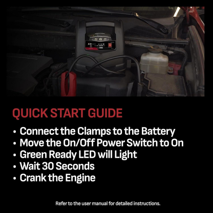 1200A Car Jump Starter and Power Station — 4-in-1 Solution, 150-PSI Air Compressor, 2.4A USB Charging: for 12V Sport, Automotive and Marine Batteries | Without Battery