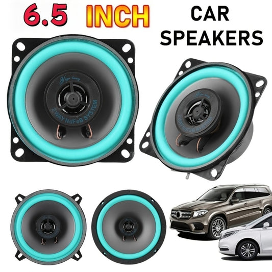 6.5 Inch Car Speakers 160W HiFi Coaxial Full Range – Universal Automotive Audio Stereo Speaker, Single or Pair, Drop-In Replacement for Cars, Trucks & SUVs