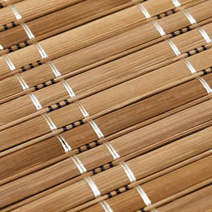 Woven Bamboo Roman Window Shade in Six Exact Color Names, 60-Inch Height and Widths from 23 to 48 Inches