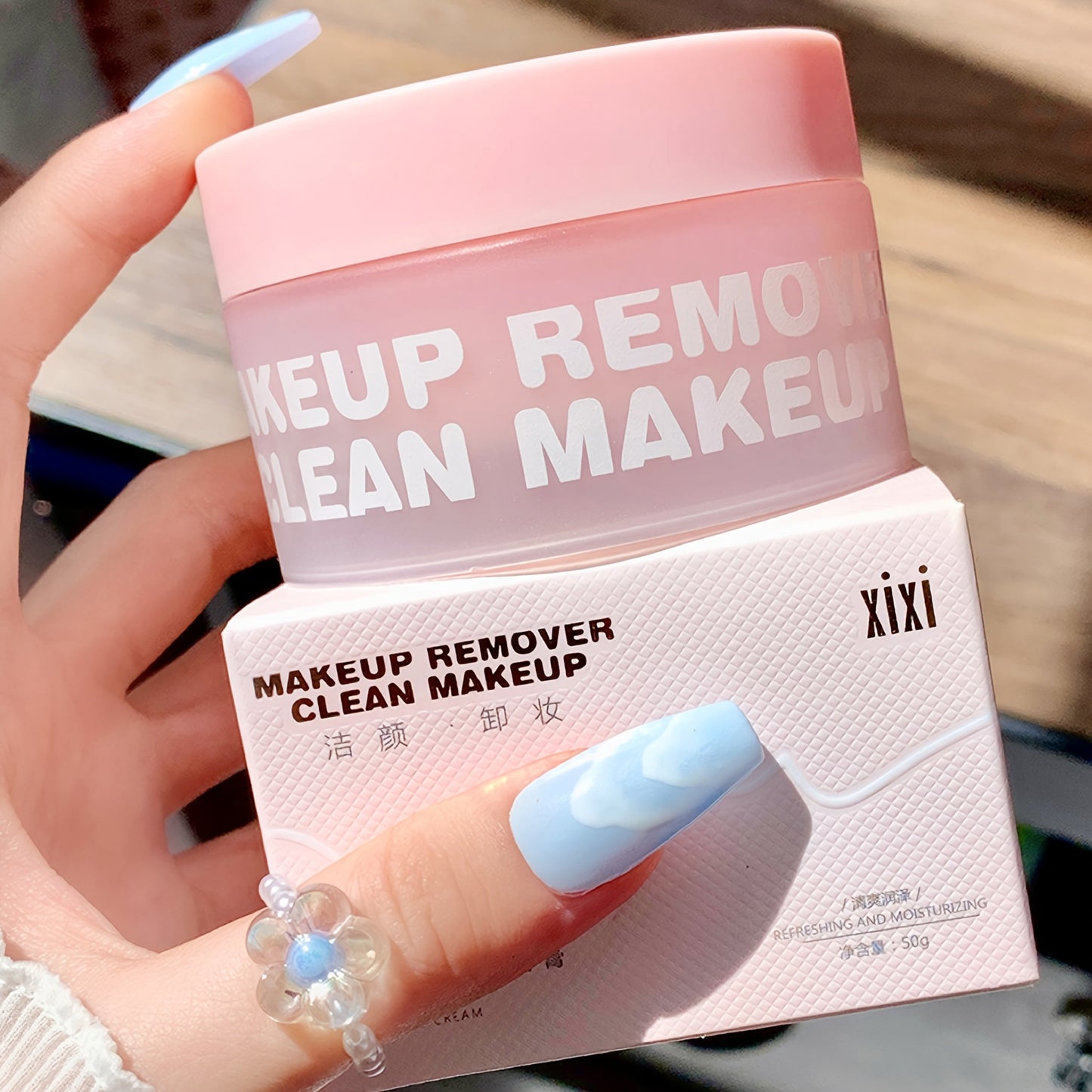 Makeup Remover Cleansing Balm Gentle Hydrating Fast-Melt Formula — Deep Cleanse Sensitive Skin, No Residue, Cold-Brewed Peach & Coconut