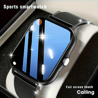 Smartwatch with Navigation & Dual Strap 1.83" TFT Full Touch Screen, Wireless Calling, Remote Camera, Music Player, Message Alerts – For Men & Women iPhone & Android