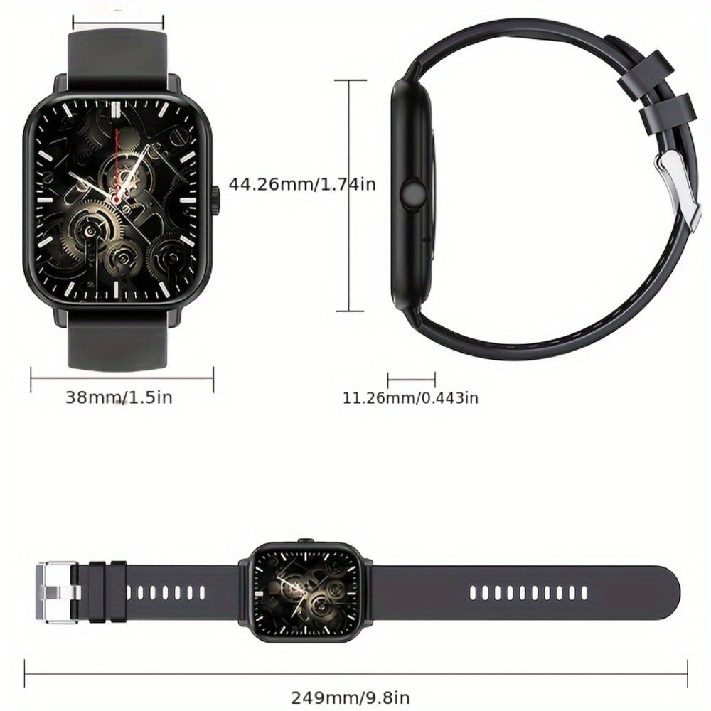 Smartwatch – with Remote Photo Control & HD Voice Calling, Large Screen Unisex , Message Notifications, Multiple Sport Modes, Heart Rate…