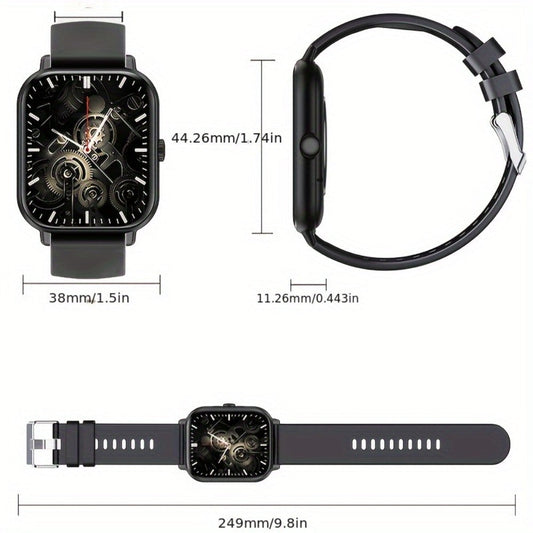 Smartwatch – with Remote Photo Control & HD Voice Calling, Large Screen Unisex , Message Notifications, Multiple Sport Modes, Heart Rate…