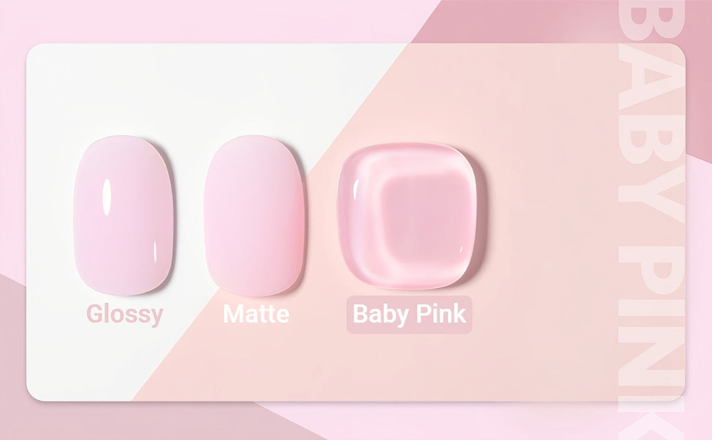 Gel Nail Polish MISS MISIDY in 16ml Baby Pink with Self-Leveling Finish and UV/LED Cure for Manicures