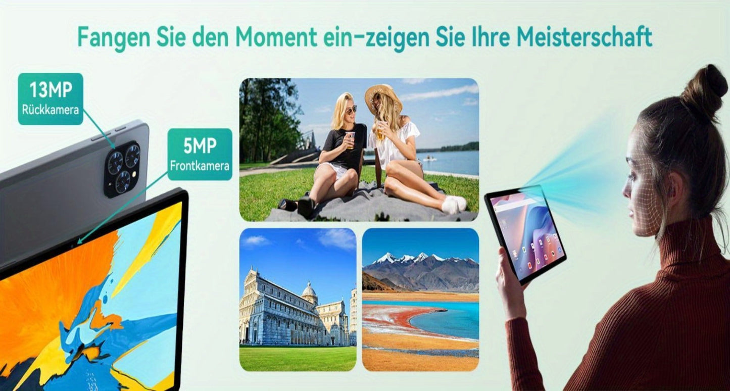 TABWEE T90 11-Inch Android 16 Tablet with 24GB Configured Memory, 128GB Storage and 1200 x 1920 IPS Display