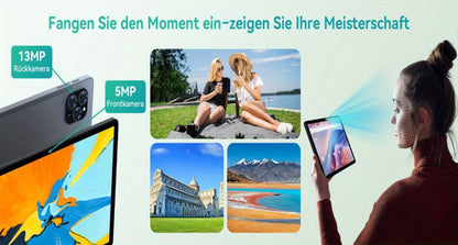 TABWEE T90 11-Inch Android 16 Tablet with 24GB Configured Memory, 128GB Storage and 1200 x 1920 IPS Display