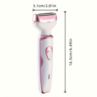 Electric Shaver for Women 4-in-1 Rechargeable Grooming Kit – Painless Hair Remover Eyebrow Trimmer Nose Hair Bikini Trimmer, Portable Body Hair Removal Face Legs Underarms, Beauty Gift for Her