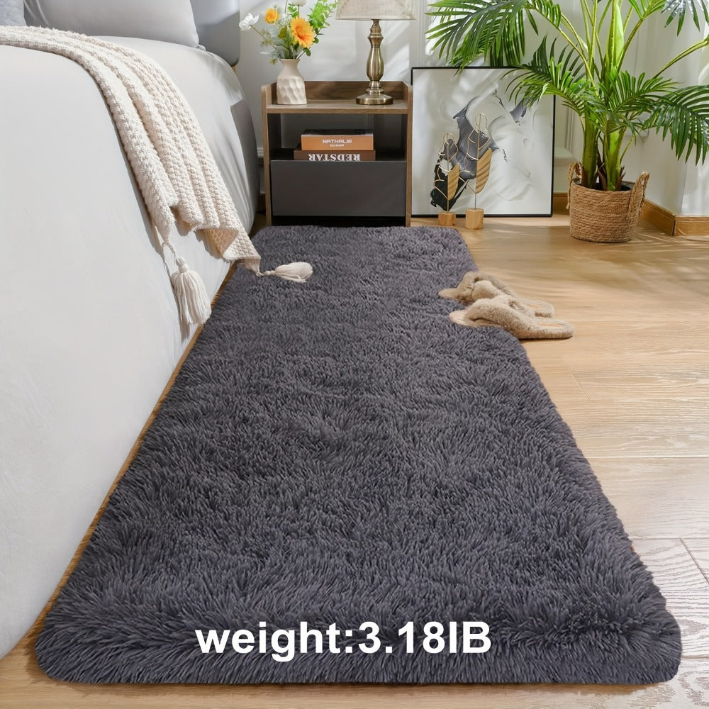 Fluffy Indoor Area Rug in Five Colors and Six Size Options for Living Room, Bedroom, Kitchen or Bathroom