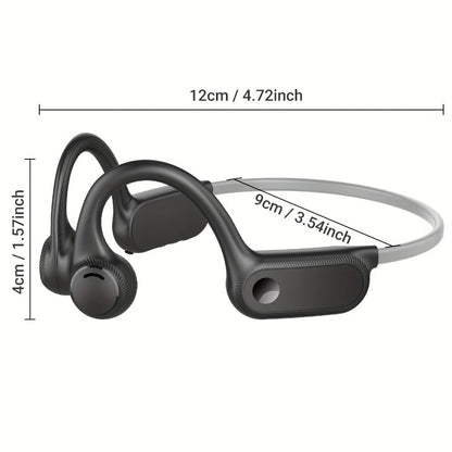 Sport Open Ear Headphones Wireless Bluetooth with Noise-Canceling Mic – Air Conduction Running Headphones 10H Playtime Open-Ear Stereo Headset for Workout Cycling Gym Outdoor Sports