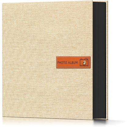 Linen-Cover Photo Album for 4 x 6-Inch Prints in Six Colors, with 200- or 1,000-Pocket Options