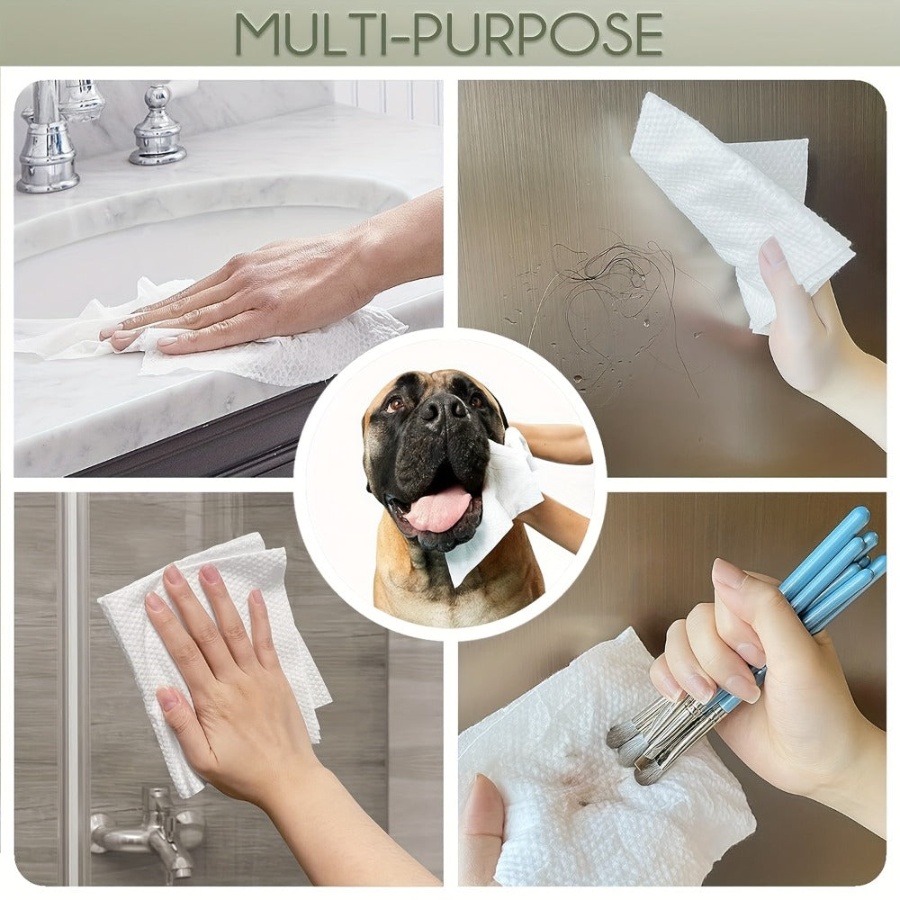 60-Count Large Dry Facial Cleansing Towels in 1-, 2- or 4-Box Options with 10 x 12 Inch Sheets