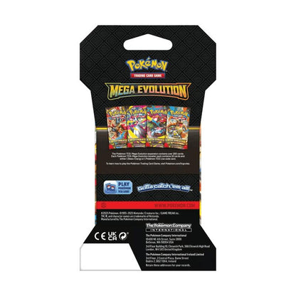 Trading Card Game Mega Evolution 10-Card Sleeved Booster Pack with Random Wrapper Art with Item-Specific Card Count, Pack and Storage