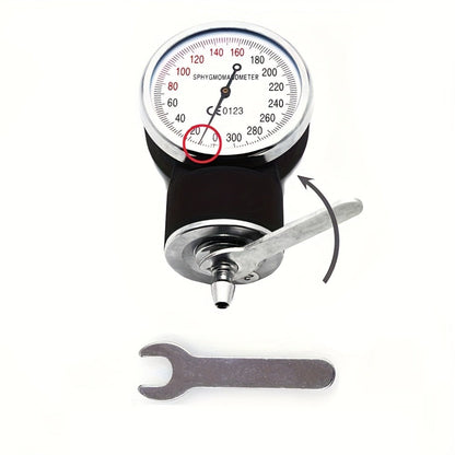 Blood Pressure Monitor Manual Aneroid Kit with 10-16 Inch Upper-Arm Cuff, Stethoscope, Gauge and Carry Case