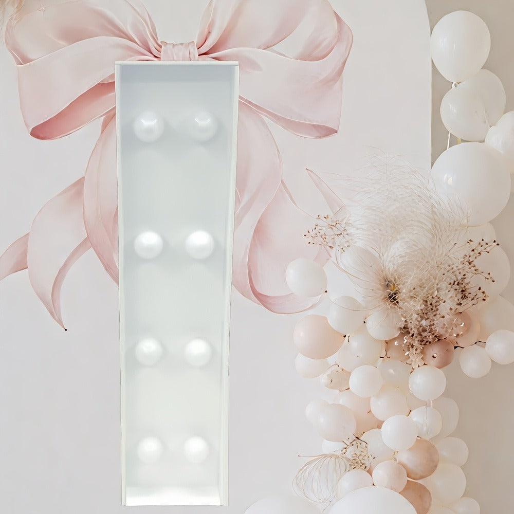 Marquee Letter Lights White LED - 3FT Light Up Letters A-Z for Birthday, Anniversary, Wedding & Party Decor