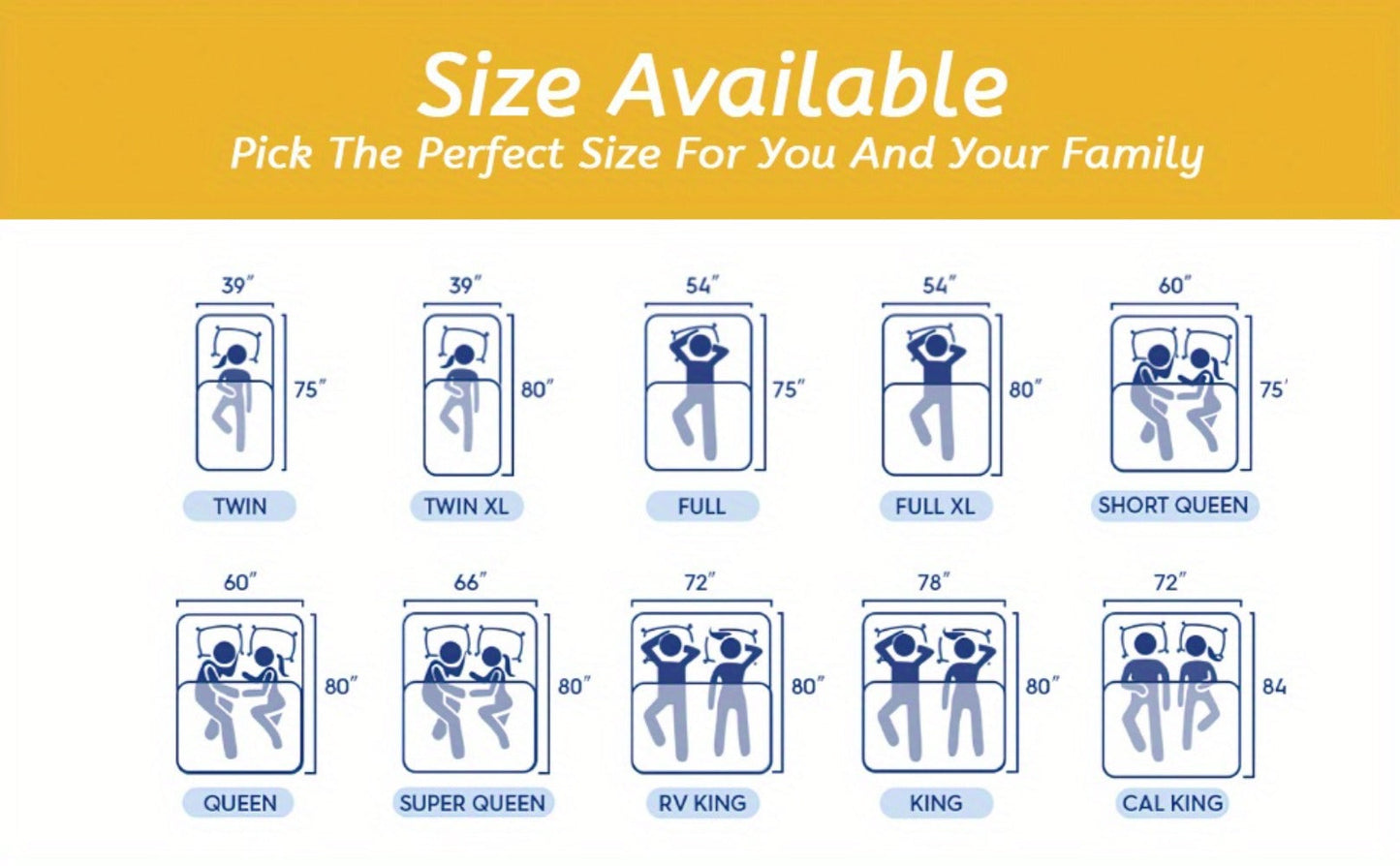 Mattress Topper Plush Down-Alternative Pillow Top with Deep-Pocket Skirt and Six Bed Sizes