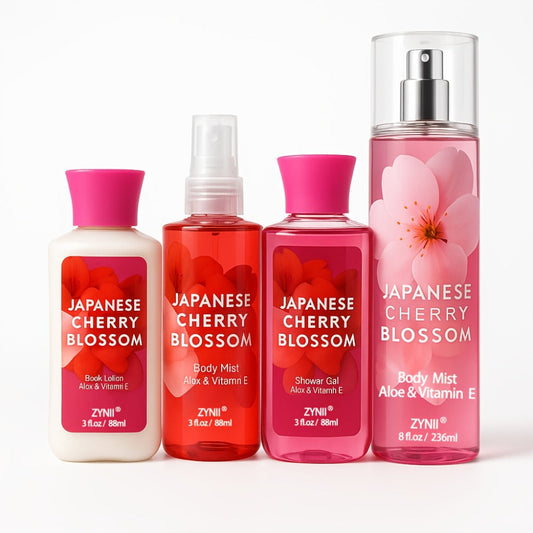 Cherry Blossom Body Mist for Women — Pheromone-Infused Sakura & Rose Fruity Floral Scent, 7-8 Hour Long-Lasting Spray, Confidence-Boosting Fragrance for Beach, Dates & Gifting