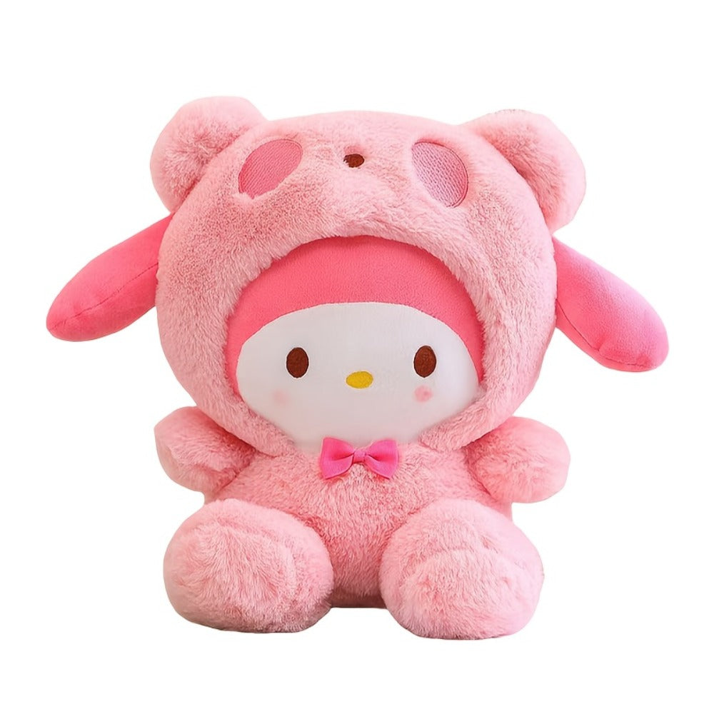 Plush Toy – Big-Eared Puppy Character Doll in White, Blue Jade or Pudding Color Styles for Collecting