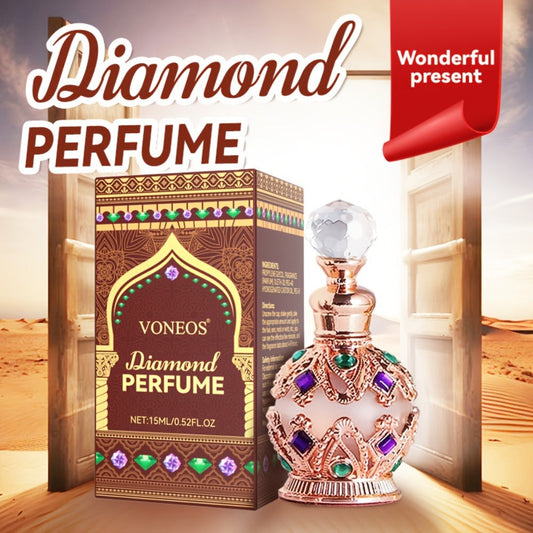 Arabian Perfume for Women Diamond Bottle EDT — Ocean Flower Vanilla Musk Long-Lasting Fragrance Spray | Diamonds Woody & Diamond Crown Styles | Luxury Gift for Her