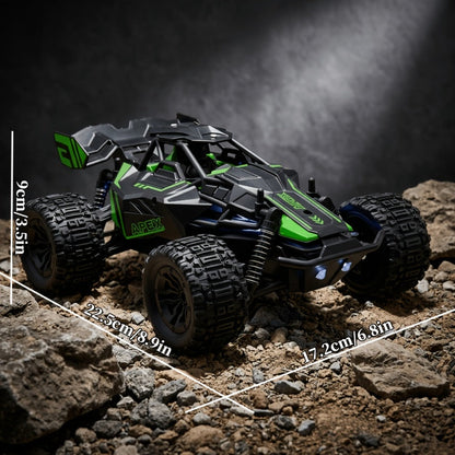 Remote Control Car, 1:20 Scale 4WD Monster Truck with Fast & Furious Green, Speed Yellow or Raffa Red Styles