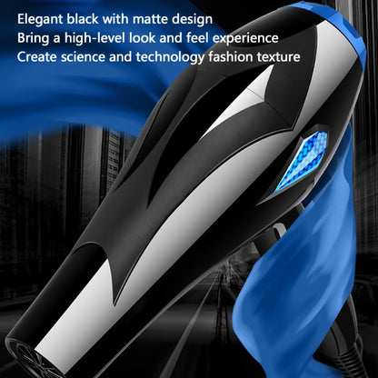Brushless Motor Hair Dryer Set with Accessories - Professional Blow Dryer Kit Concentrator Nozzle Comb Clips 2 Modes 3 Speeds Ionic Anti-Frizz Home Salon Travel Black White Blue Green