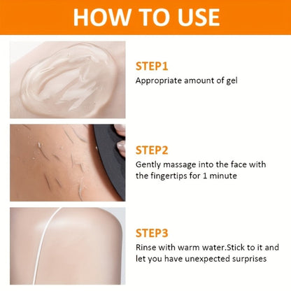 Facial Exfoliating Gel Two-Pack with Two 60g Orange Tubes, Flip-Top Caps and Face-or-Body Rinse-Off Format