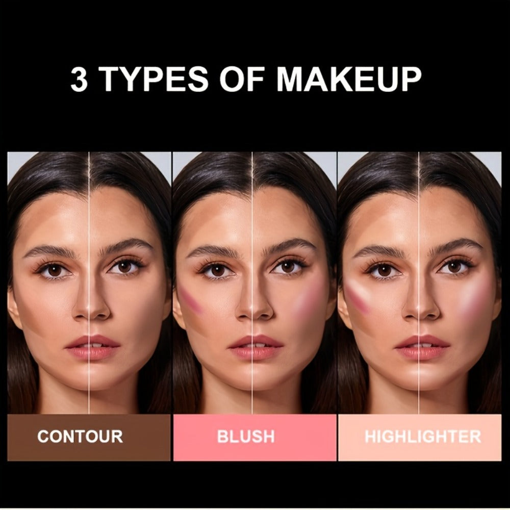 Six-Piece Cream Makeup Stick Set with Visible Pink and Brown Tones in the Exact 6 Pieces Option