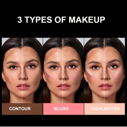 Six-Piece Cream Makeup Stick Set with Visible Pink and Brown Tones in the Exact 6 Pieces Option