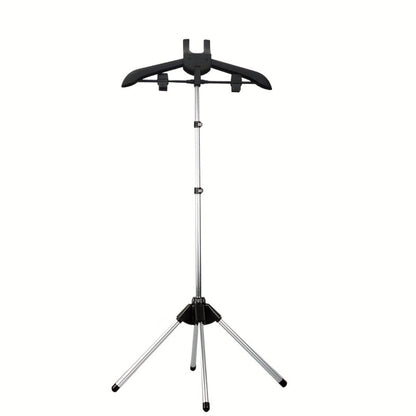 Clothes Drying Rack Foldable Height Adjustable Telescopic Ironing Rack, Aluminum Alloy Garment Rack with 360° Rotating Arm, Multi-Layer Hanging Drying Stand, Space-Saving Laundry Rack for Home Bedroom