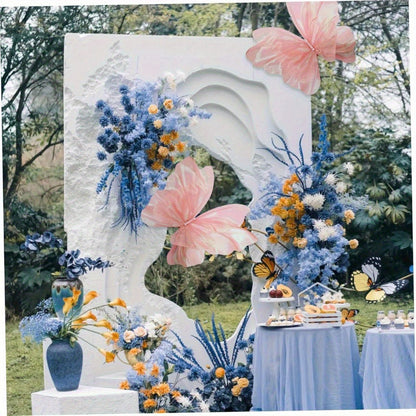 3D Butterfly Wall Decor Large 50cm Artificial Butterfly Decorations for Wedding Birthday Baby Shower Party Home Wall Decor 3 Pieces