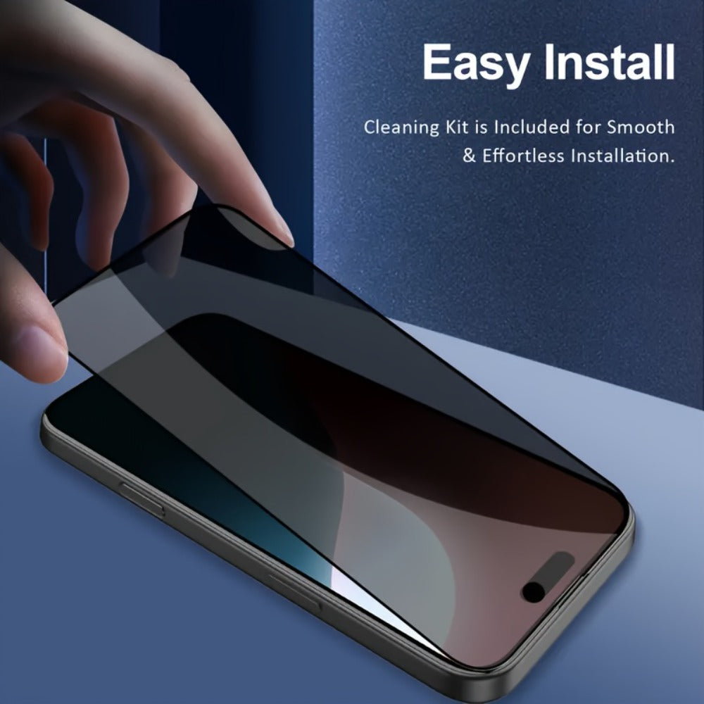 Screen Protector, 6-Piece iPhone X Privacy Glass Set with Three Screen Films and Three Camera Lens Covers