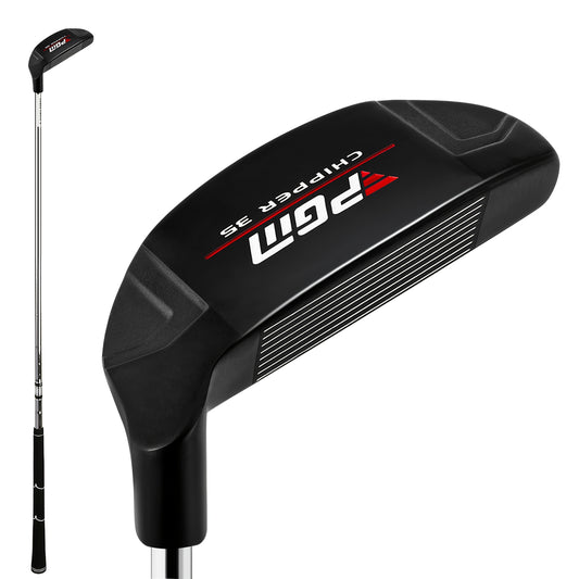 Golf Chipper Club Stainless Steel Head Regular Flex Steel Shaft 35 or 43 Degree Loft Blade Putter for Men Women Short Game Chipping Putting Wedge Championship Legal