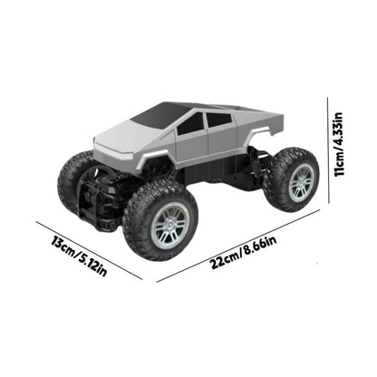 1:16 RC Monster Truck 2.4GHz 4WD Large Wheel Off-Road Pickup with LED Lights 45° Climb, Remote Control Car for Boys Kids