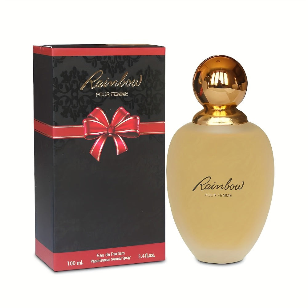 Women's Eau de Parfum Full Size - Rainbow Perfume Fresh Floral Scent 3.4 fl oz Natural Spray | All-Day Long Lasting Fragrance for Her