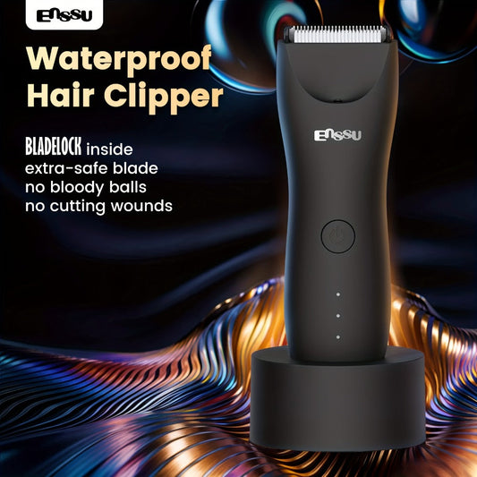 Electric Groin Ball Shaver Body Hair Trimmer for Men & Women Replaceable Ceramic Blade Bikini Trimmer Professional Body Groomer Clipper Painless